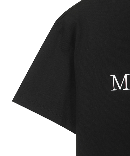 MATIN KIM LOGO TOP IN BLACK
