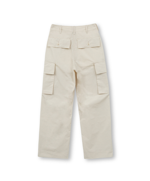 W Cargo Pants, Ivory