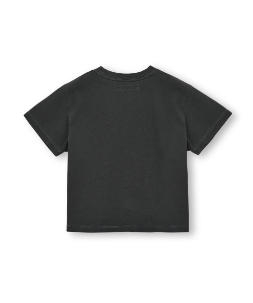 W Washed Baby T Shirt, Washed Black
