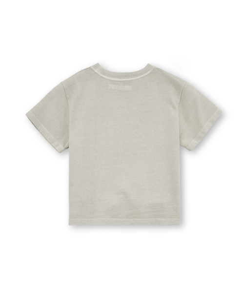 W Washed Baby T Shirt, Washed Beige