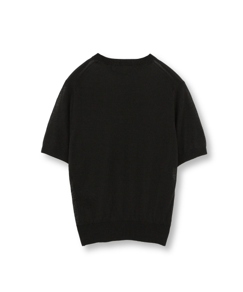 W Essential Half Knit, Black