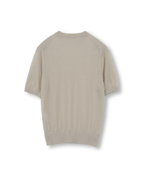 W Essential Half Knit, Beige