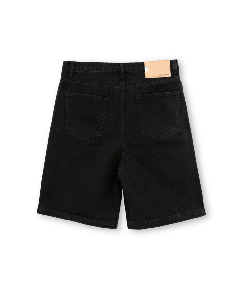 24SS Denim Shorts, Black
