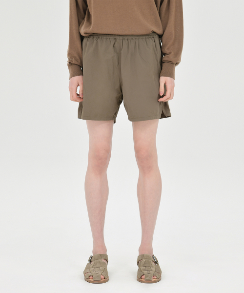 Nylon Shorts, Mocha
