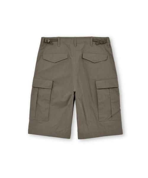 Military Field Shorts, Olive Grey