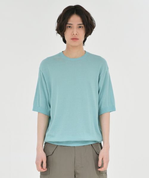 Supima Cotton Half Knit, Mint