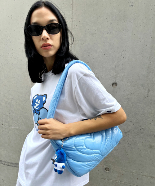Ribbon BadBear Tee White