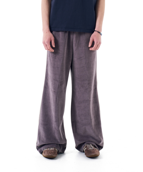 Western Piping Track Pants (Ash Brown)