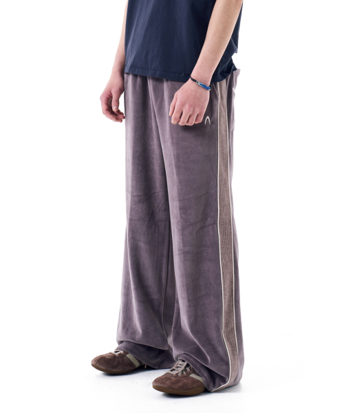Western Piping Track Pants (Ash Brown)