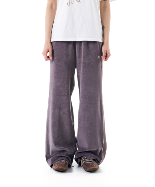 Western Piping Track Pants (Ash Brown)