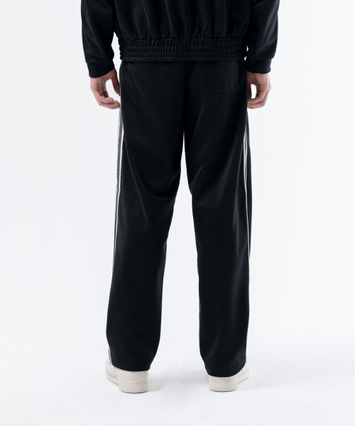 RING TAPE TRACK PANTS BLACK