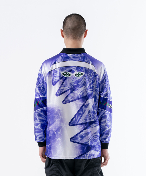 UNDERWATER SPORTS COLLAR JERSEY LONG SLEEVE PURPLE