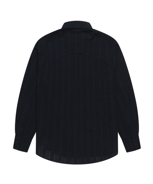 Western Cotton Shirts (Navy)
