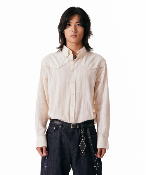 Western Cotton Shirts (Ivory)