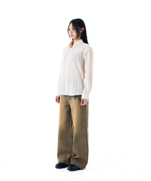 Western Cotton Shirts (Ivory)