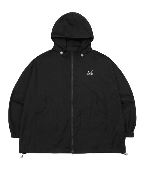 LENUA SEE-THROUGH TWO WAY WINDBREAKER UNISEX (2Color)