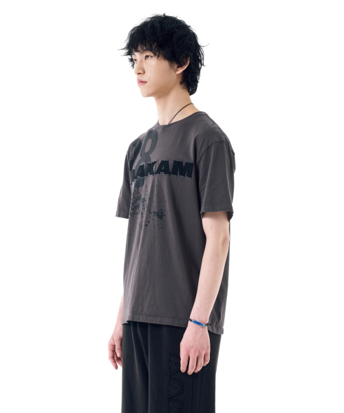 98 Printed Half Top (Dark Gray)