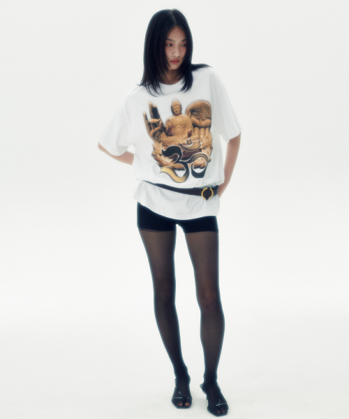 ORIENTAL TOUCH H/S TEE [WHITE]