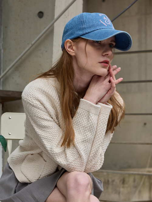 Round Logo Ball Cap (Blue Denim)
