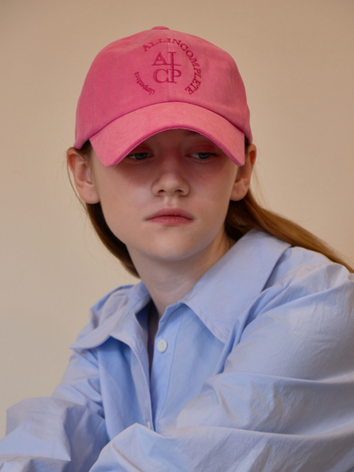 Round Logo Ball Cap (Pink)