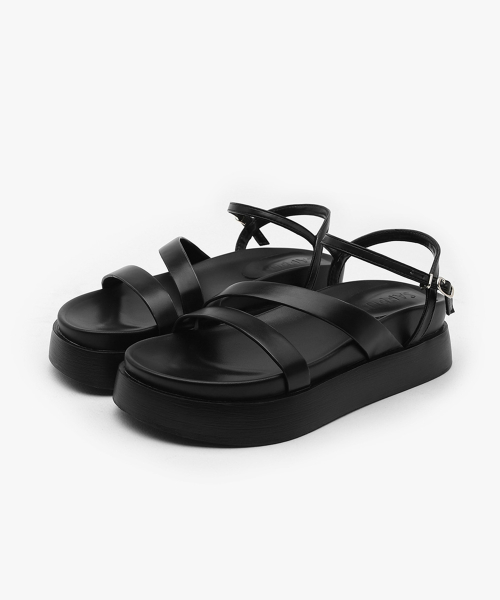 사하라 스트랩 플랫폼 샌들 (5cm)
