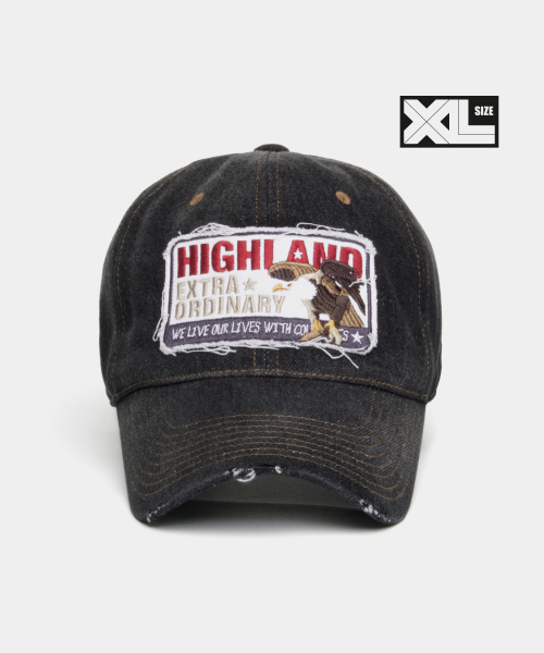 XL HIGH EA DENIM CAP BLACK