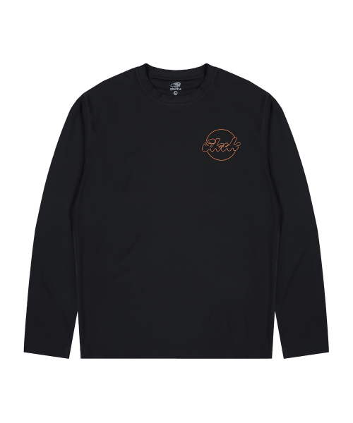 GT080 서프앤롤 긴팔 래쉬가드 (BLACK)
