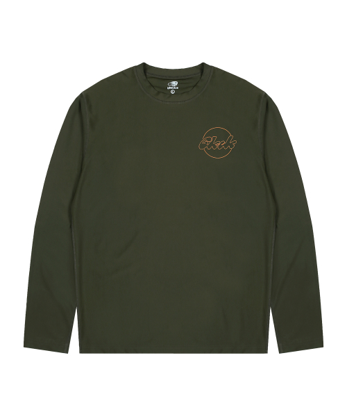 GT080 서프앤롤 긴팔 래쉬가드 (OLIVE)