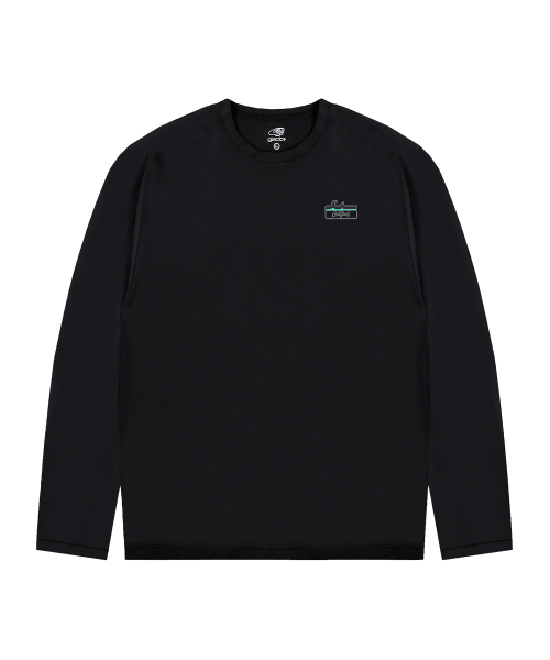 GT107 카툰 서프 보드 긴팔 래쉬가드 (BLACK)