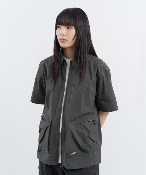 [x GOYOWEAR] NYLON UTILITY SHIRTS JACKET - 2color