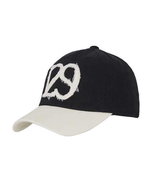 129 Applique Ball Cap Black