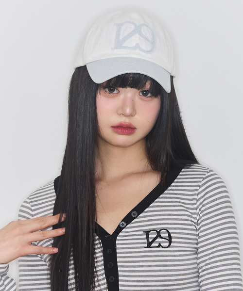 129 Applique Ball Cap Sky