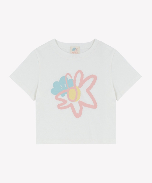 헬로 마이쉘 크롭 티셔츠_00401TS