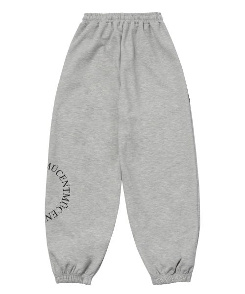 Division wide sweat jogger pants (Gray, Black)