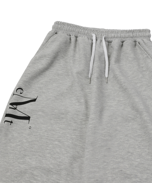 Division wide sweat jogger pants (Gray, Black)