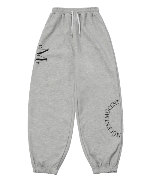 Division wide sweat jogger pants (Gray, Black)