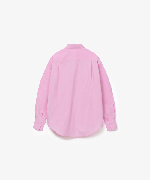 SAC 로고 오버핏 포플린 셔츠 핑크 4W2417001