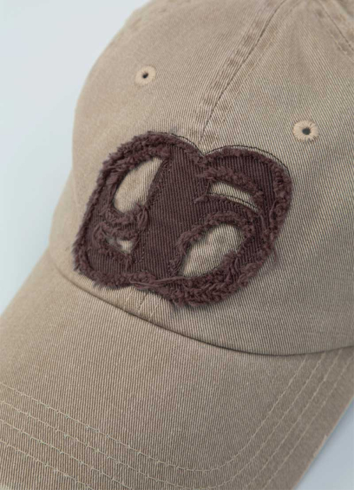 PATCH BALL CAP / BEIGE