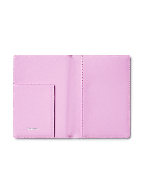 CRINKLE PASSPORT CASE - COOL PINK
