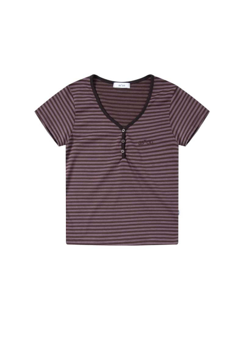 CANDY STRIPE T / PURPLE
