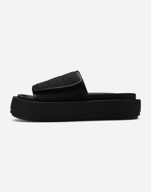 패브릭 벨크로 플랫폼 슬리퍼 412423004 (4cm/3colors)