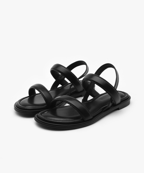 러비나 라운드 스트랩 샌들 (1cm)