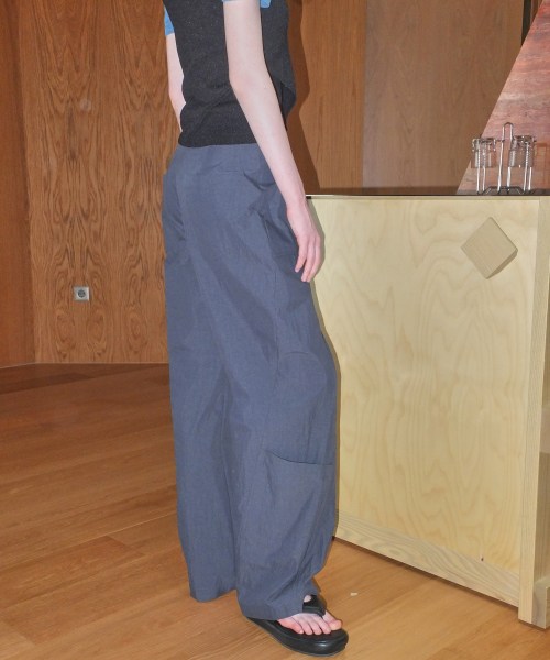 BAKER WIDE PANTS - NAVY