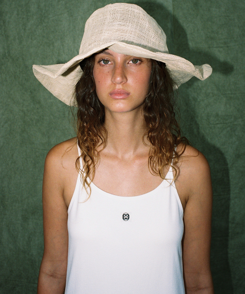 COTTON SHIRRING MAXI DRESS - WHITE