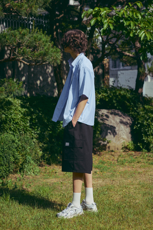 카고 버뮤다 밴딩 팬츠 블랙