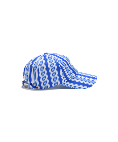 Shiny Stripe cap - Ocean Blue