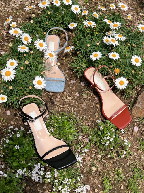 Cleanit strap heel sandals