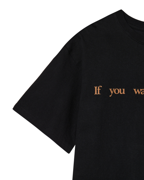 aeae X PEAK BOY BUY IT T-SHIRTS [BLACK]