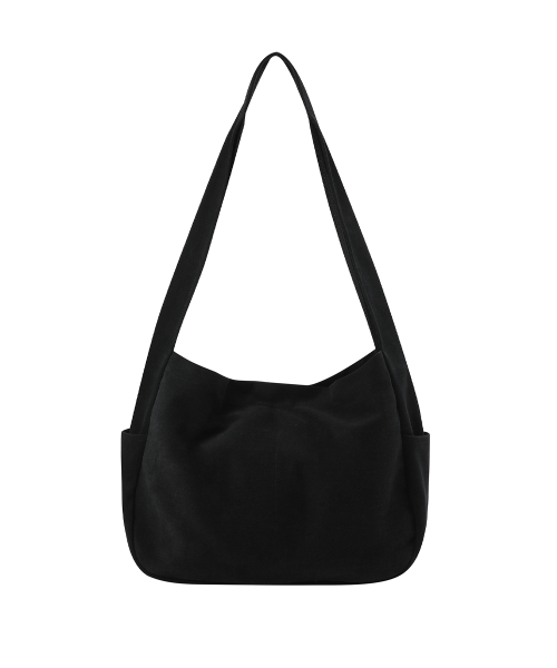 Cotton big crossbag BLACK