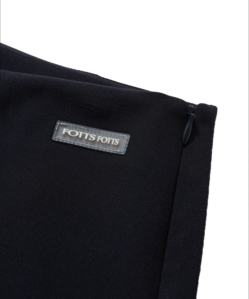 OVERLAPPING PANTS / NAVY